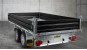Humbaur 3 Seiten Kipper 363x185x35cm 3500KG HTK3500.37 E Pumpe Stahl Schwarz